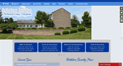 Desktop Screenshot of bethlehemtownship.org